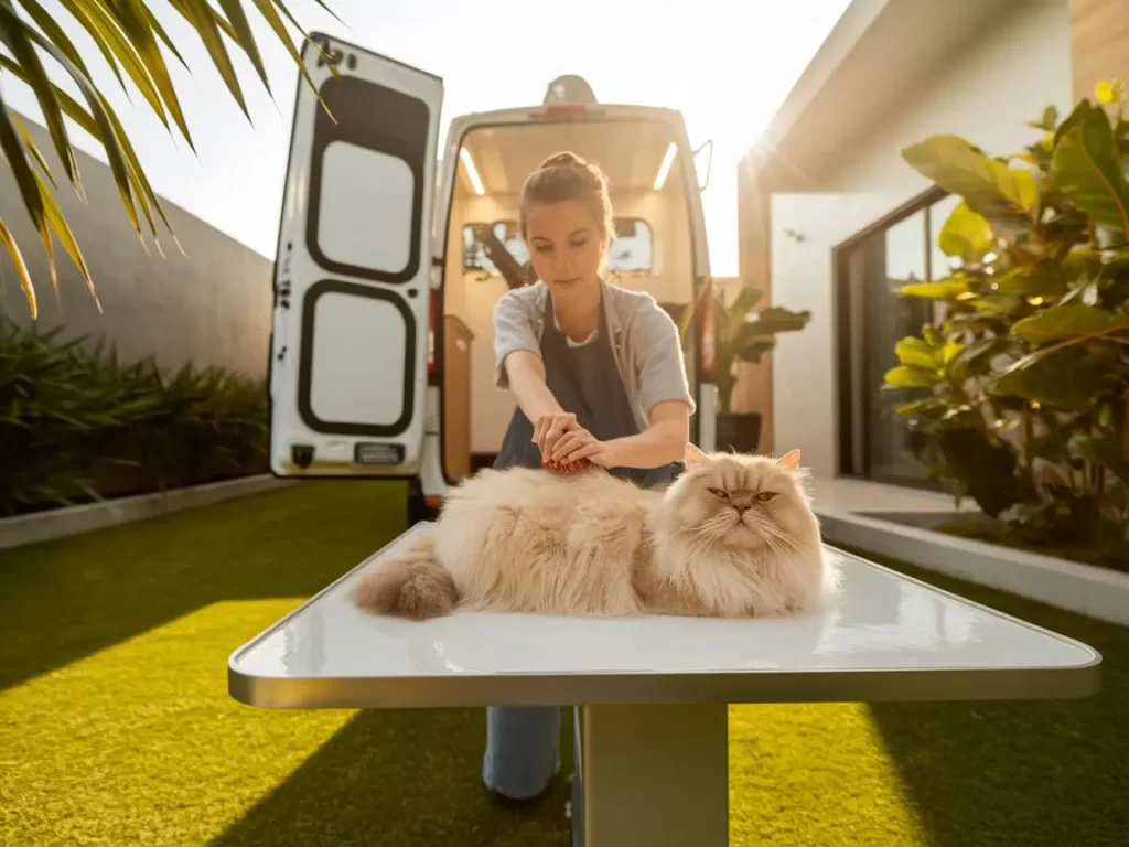 Photo inspiration: Mobile Professional Kitten Grooming Solutions Reference: Cat Grooming Home Service In Al Ain Abu Dhabi Dubai