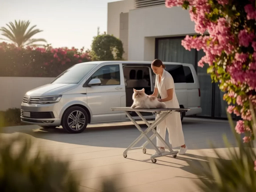 cat grooming home service Al Ain