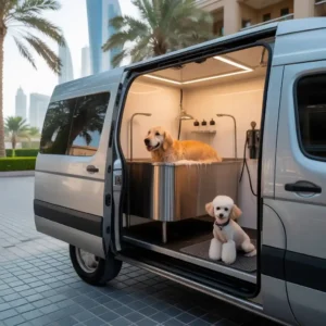 Mobile pet grooming dubai
